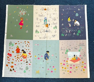 Sewing Sanctuary  - Cotton fabric panel