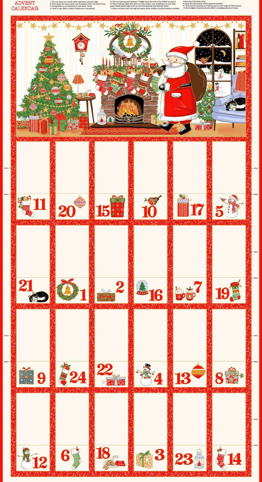 Jolly Advent panel