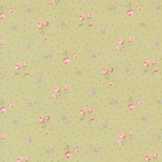 Abide small floral dots  light green 18792 15