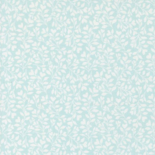 Abide hearts and leaves  light blue 18794 14