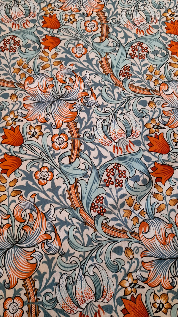 Morris & Co cotton fabrics - Free Spirit - Golden Lily