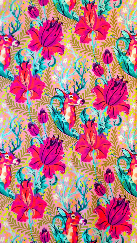 Tula Pink - Tiny Beasts - Dear John cotton fabric