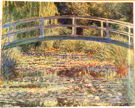Claude Monet - Water-lily Pond (1899) - Cotton fabric panel