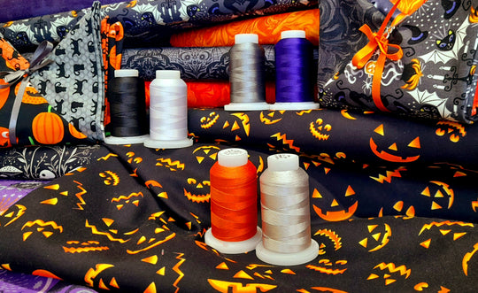 Filosilk Machine Embroidery Thread - Halloween Pack - 6 Threads