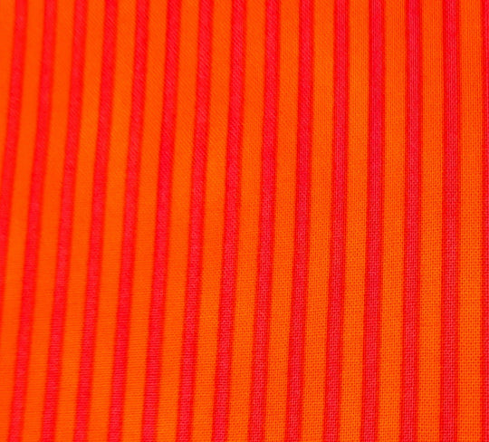 Orange & Pink Stripes - GRAPHIX 100% cotton fabric by Paintbrush Studio Design