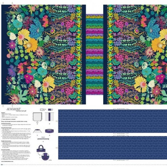 sunshine sally Kelly Canvas bag panel