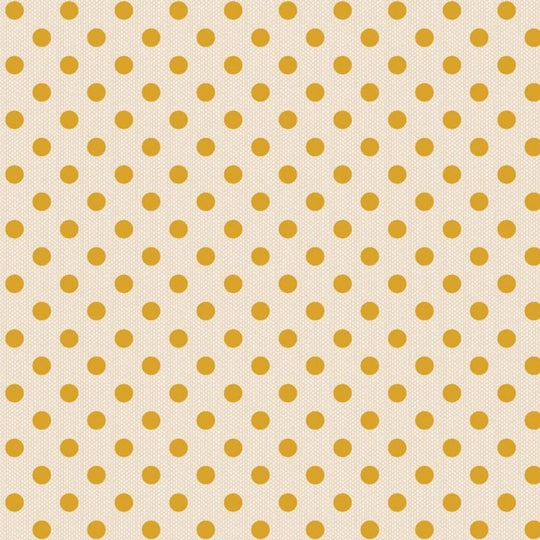 tilda Polka dot yellow