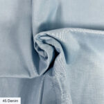 Cotton Solids - Denim - Make + Believe organic cotton fabric