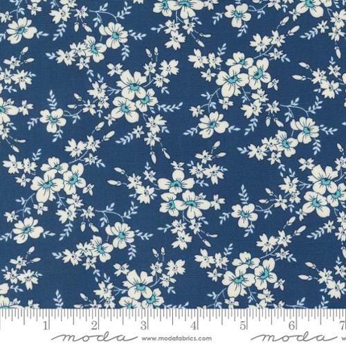 Time and Again - roundtop indigo floral