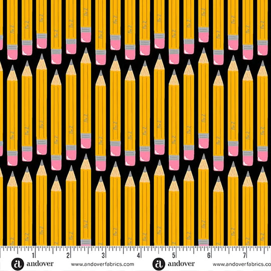 Back to School pencils black by Seek to Spring