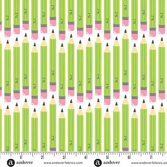 Back to School pencils white  by Seek to Spring