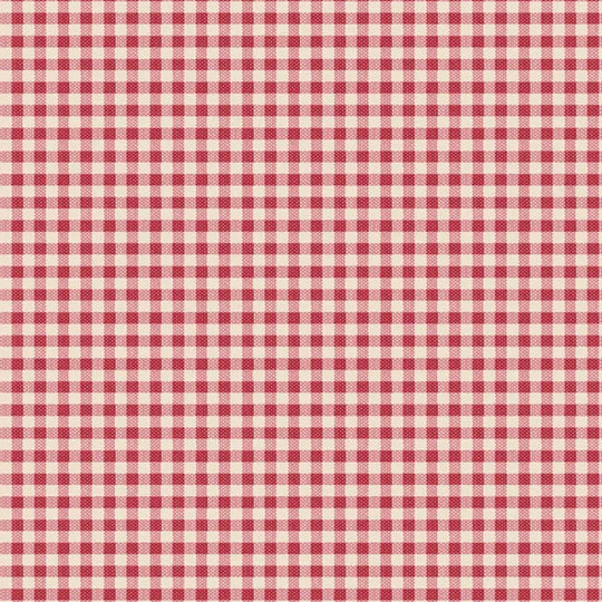 tilda gingham red