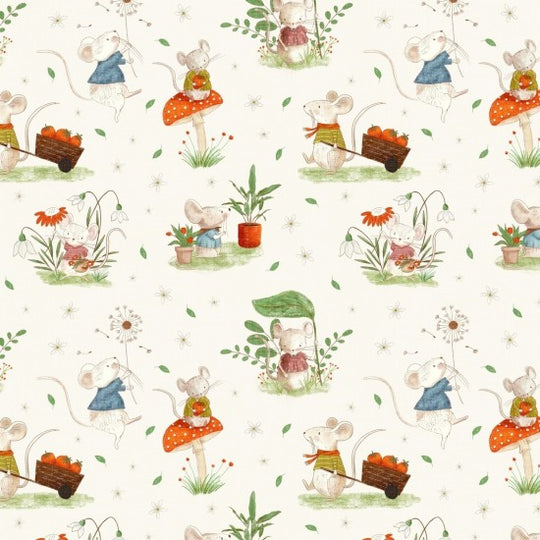 Whimsical Fields 102 mice cream