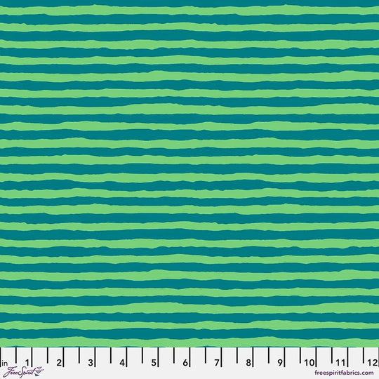 Kaffe Fassett 084 Comb Stripe Teal