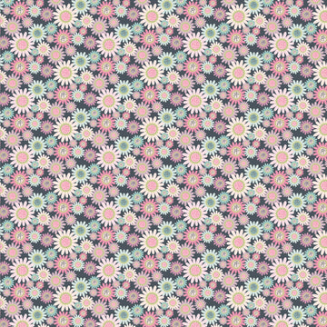 Le Petit Escargot Sunny daisies grey