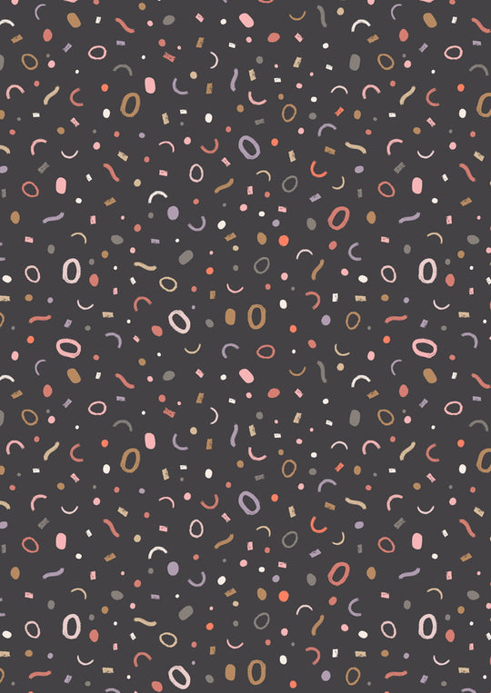 The Dreamer A518.3 squiggles on charcoal