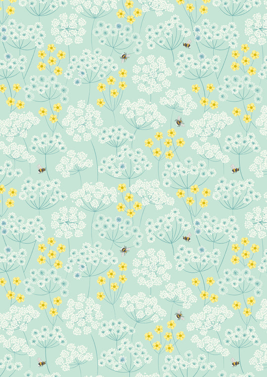 Clearbury Down - Bees on duck egg