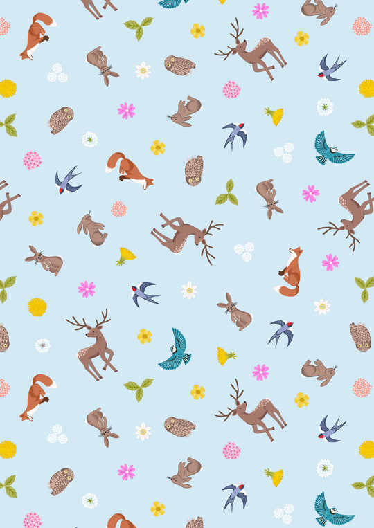 Clearbury Down - clearbury creatures on sky blue