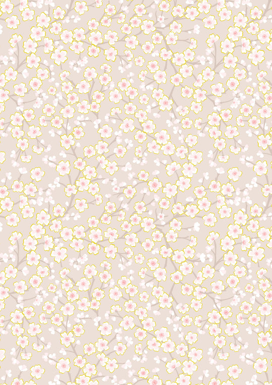 Sakura 923 A CHERRY BLOSSOM ON NEUTRAL