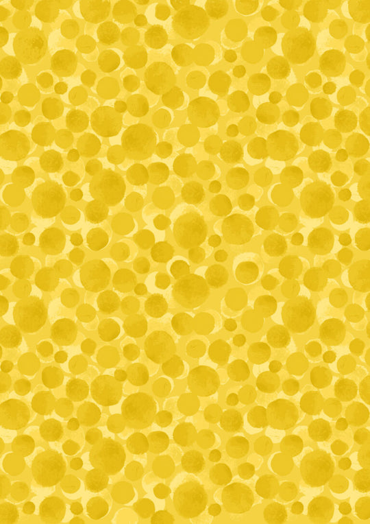 Bumbleberries BB013 Sunshine Yellow  - Lewis & Irene