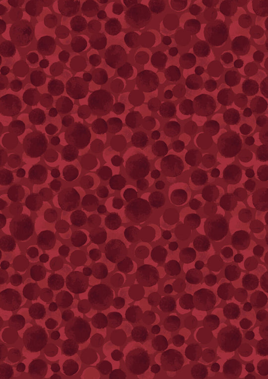 Bumbleberries BB026 dark red  - Lewis & Irene