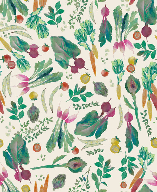 Vegetable Patch - Ecru BG076