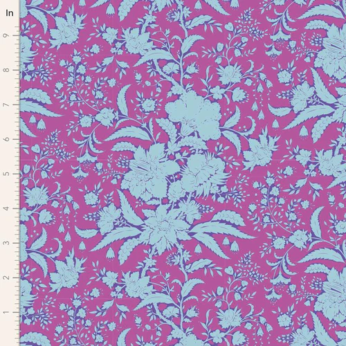 - Bloomsville - Abloom - Plum - 100% Cotton Fabric