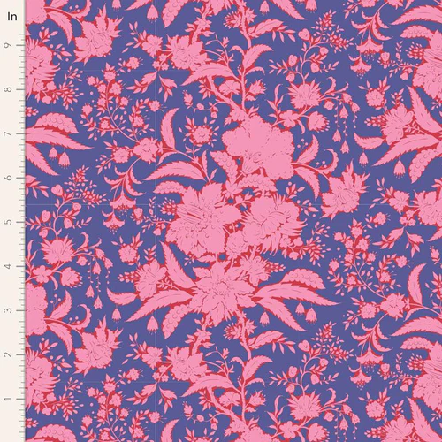 - Bloomsville - Abloom - Prussian - 100% Cotton Fabric