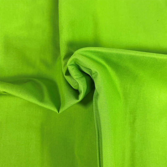 Cotton Solids - Bright Green - Make + Believe organic cotton fabric