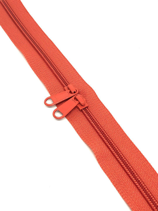 YKK Nylon No.5 Zip Chain - Burnt Orange - Colour No 060