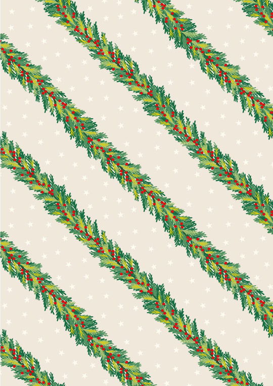Christmas in Bluebell Wood Spruce  on natural
