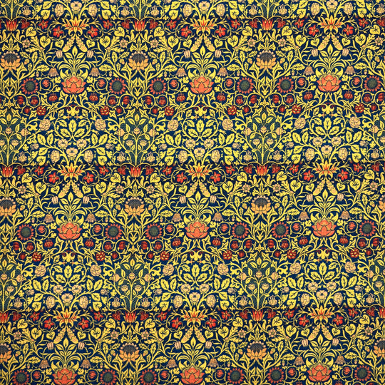 William Morris style - Violet and Columbine pattern by Crafty Cotton from Chatham Glyn