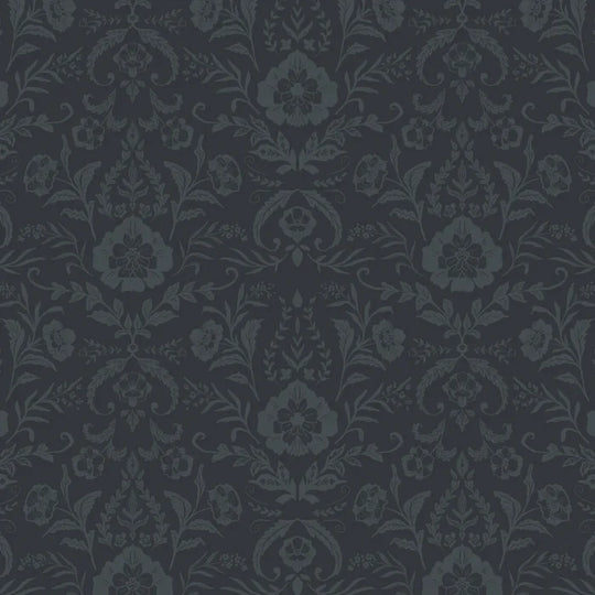 Opulent Damask charcoal