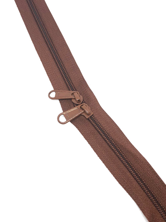 YKK Nylon No.5 Zip Chain - Coffee  - Colour No 331