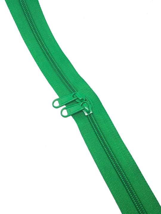 YKK Nylon No.5 Zip Chain - Emerald Green  - Colour No 876
