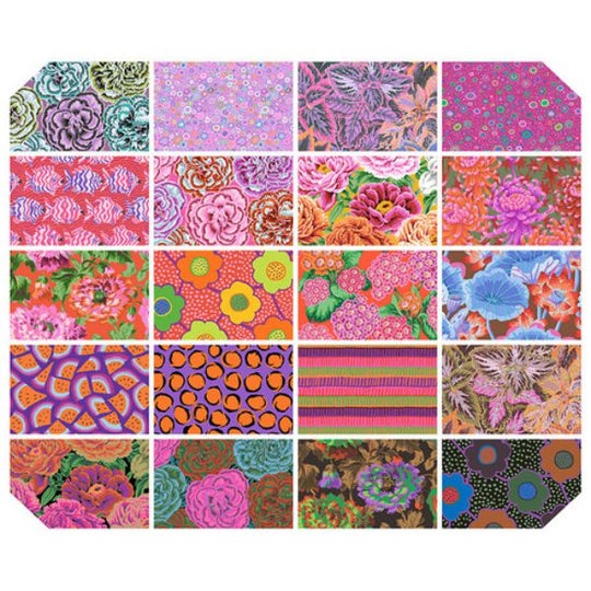Kaffe fassett Collective Aug 25 Hot  charm pack