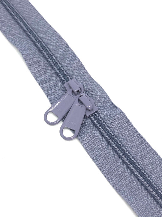YKK Nylon No.5 Zip Chain - Heather - Colour No379