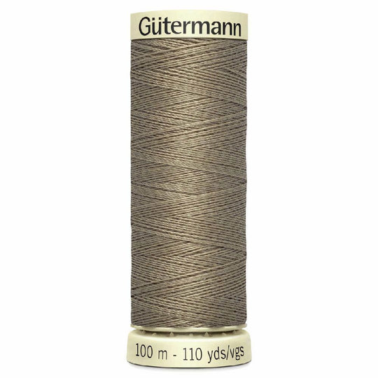 Gutermann Sew All Polyester thread - 100 m/110 yards 724 Taupe