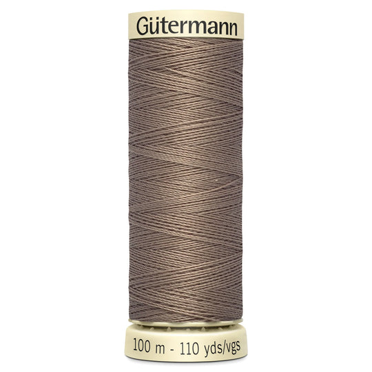 Gutermann Sew All Polyester Sewing Thread - 100m/110 yards - 199 Taupe