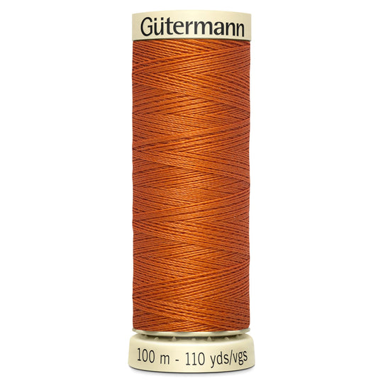 Gutermann Sew All Polyester Sewing Thread - 100m/110 yards - 982 Orange