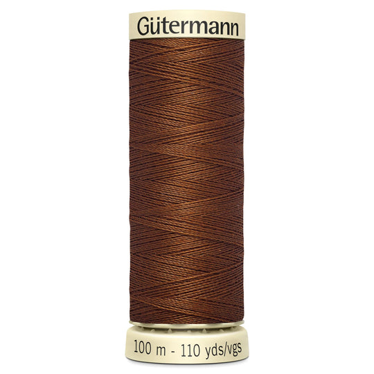 Gutermann Sew All Polyester Sewing Thread - 100m/110 yards - 650 Light Brown