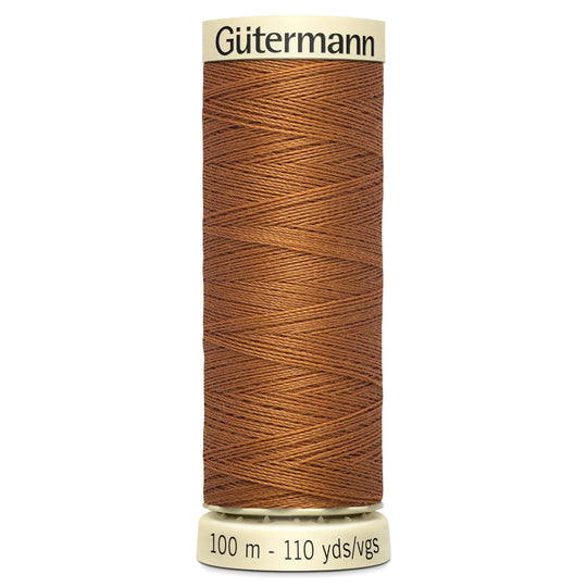 Gutermann Sew All Polyester Sewing Thread - 100m/110 yards - 448 Copper