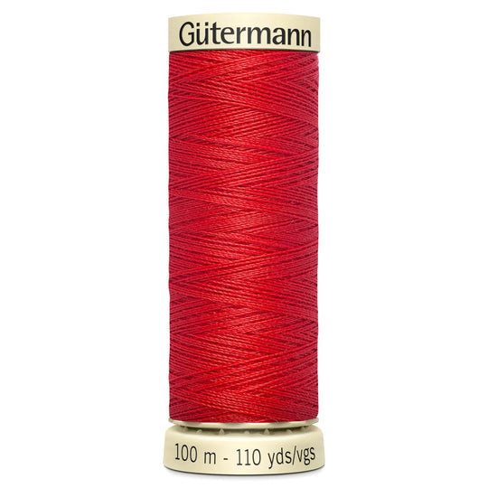 Gutermann Sew All Polyester Sewing Thread - 100m/110 yards - 364 - Red
