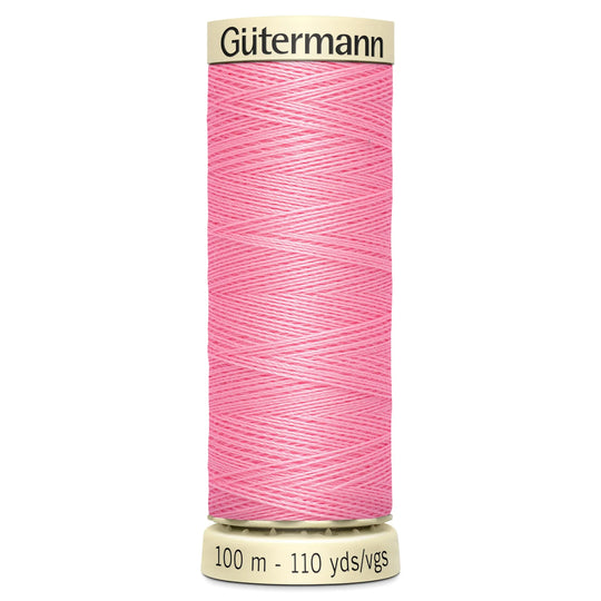 Gutermann Sew All Polyester Sewing Thread - 100m/110 yards - 758 Pink