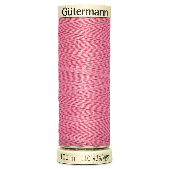 Gutermann Sew All Polyester Sewing Thread - 100m/110 yards - 889 Pink