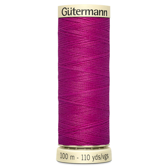 Gutermann Sew All Polyester Sewing Thread - 100m/110 yards - 877 - Rose