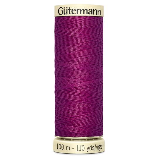 Gutermann Sew All Polyester Sewing Thread - 100m/110 yards - 247 - Dark Fuchsia
