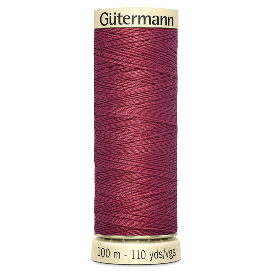 Gutermann Sew All Polyester Sewing Thread - 100m/110 yards - 730 - Wine