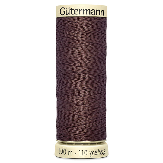 Gutermann Sew All Polyester Sewing Thread - 100m/110 yards - 446 - Light Brown