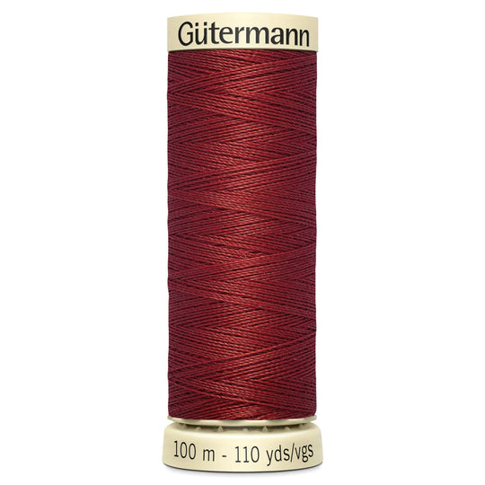 Gutermann Sew All Polyester Sewing Thread - 100m/110 yards - 221 - Wine